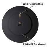 Mirrored Large Clocks Round Wall Clock