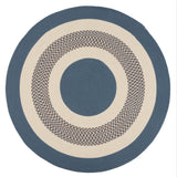Round Indoor/ Outdoor American Made Braided Rug