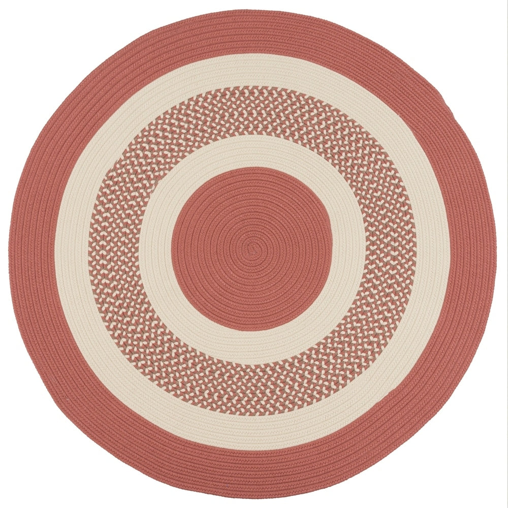 Round Indoor/ Outdoor American Made Braided Rug