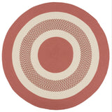 Round Indoor/ Outdoor American Made Braided Rug