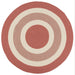 Round Indoor/ Outdoor American Made Braided Rug