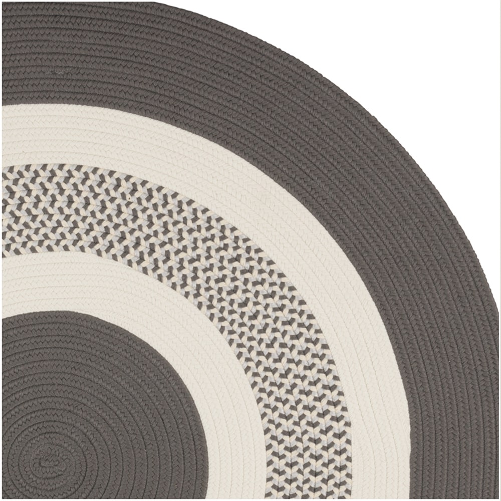 Round Indoor/ Outdoor American Made Braided Rug