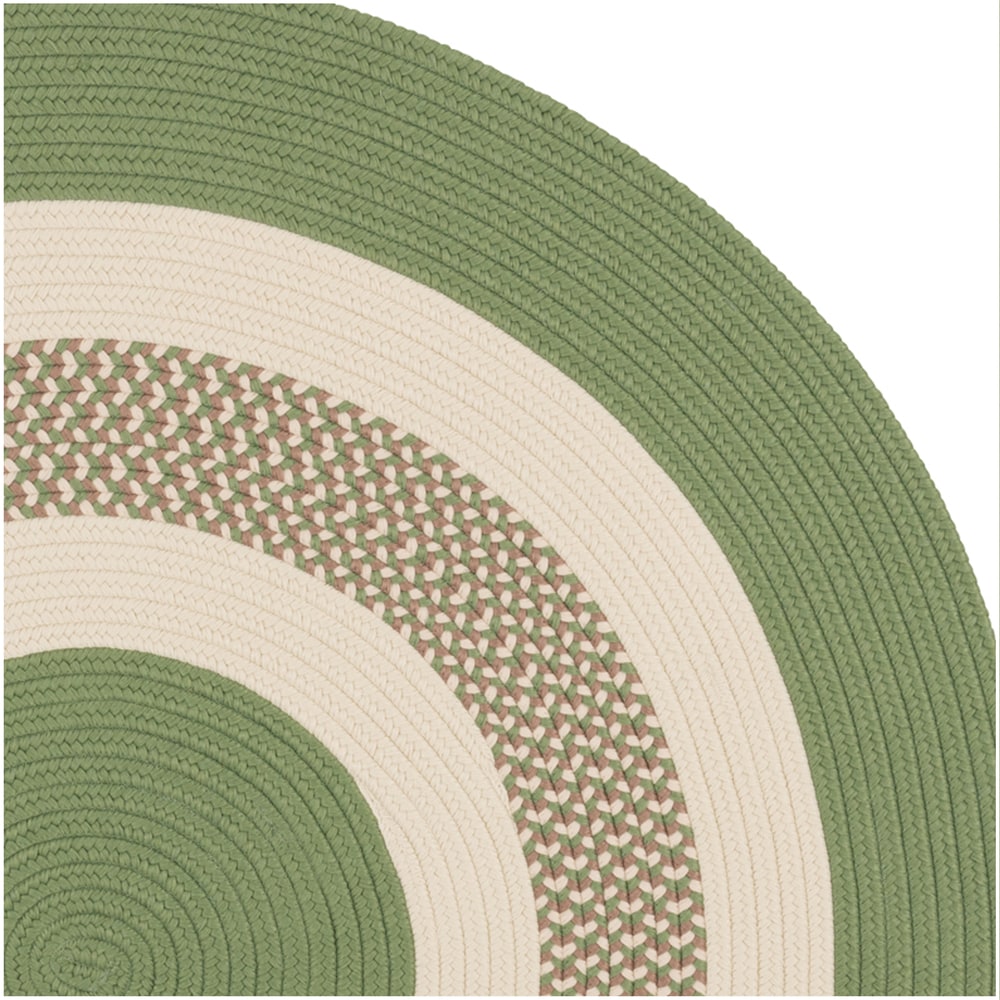 Round Indoor/ Outdoor American Made Braided Rug