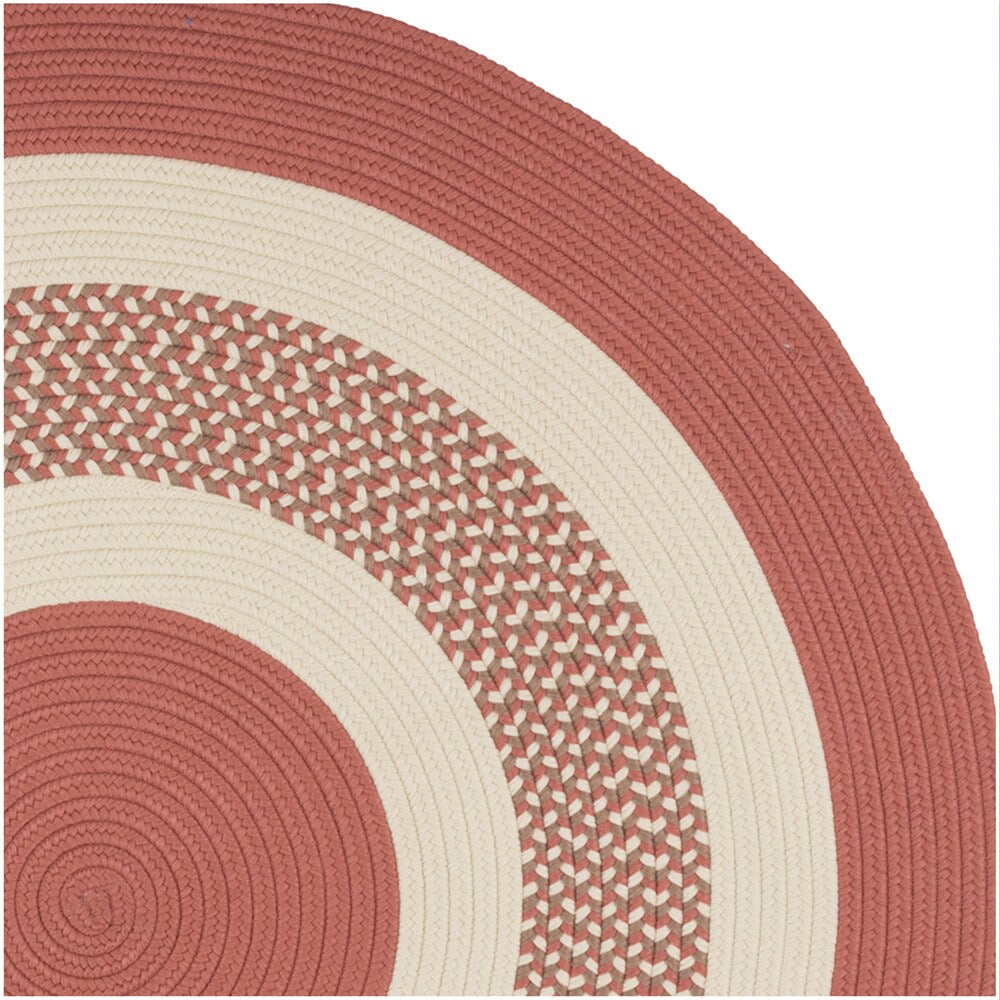 Round Indoor/ Outdoor American Made Braided Rug