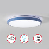 Round LED Ceiling Light Fixture Flush Mount 6500K Cool Daylight Energy
