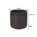 Round MgO Fiberclay Planter
