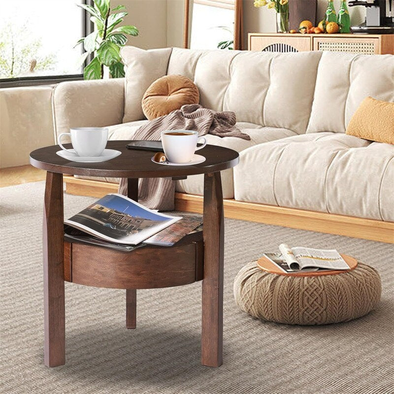 Overstock wood coffee table discount