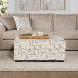 Roundhill Furniture Nason Wide Wale Corduroy Sectional Sofa Chaise with Armchair and Ottoman