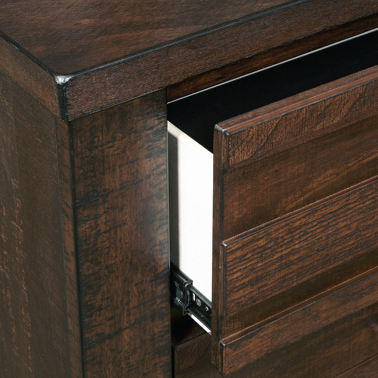Roundhill Furniture Sedona Transitional Wood 6-Drawer Dresser in Espresso