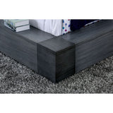 Burton Urban Grey Wood 3-piece Low Profile Platform Bed and Nightstand Set by Furniture of America