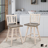Roux Swivel Counter Height Barstool (Set of 2)