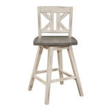Roux Swivel Counter Height Barstool (Set of 2)