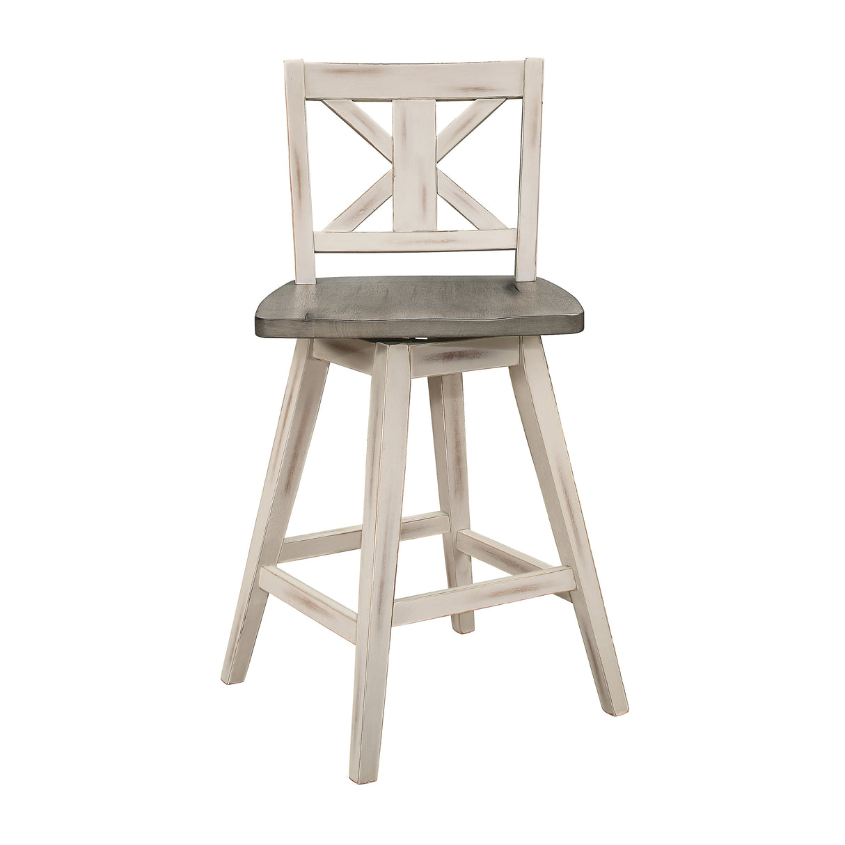 Roux Swivel Counter Height Barstool (Set of 2)