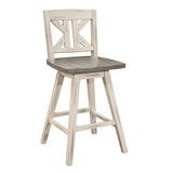 Roux Swivel Counter Height Barstool (Set of 2)