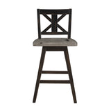 Roux Swivel Counter Height Barstool (Set of 2)