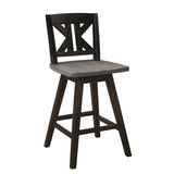 Roux Swivel Counter Height Barstool (Set of 2)