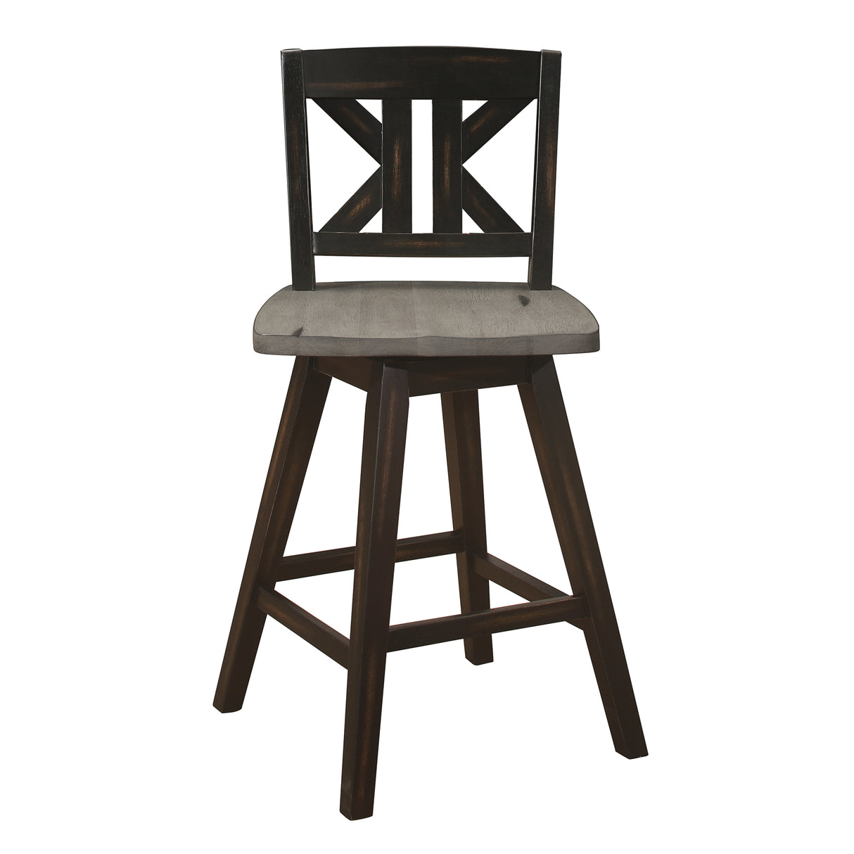 Roux Swivel Counter Height Barstool (Set of 2)