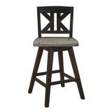 Roux Swivel Counter Height Barstool (Set of 2)