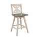 Roux Swivel Counter Height Barstool (Set of 2)