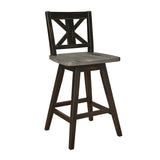 Roux Swivel Counter Height Barstool (Set of 2)