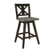 Roux Swivel Counter Height Barstool (Set of 2)