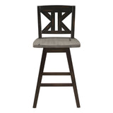 Roux Swivel Counter Height Barstool (Set of 2)