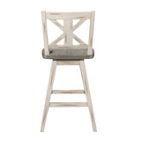 Roux Swivel Counter Height Barstool (Set of 2)