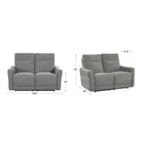 Rowe Power Double Lay-Flat Reclining Loveseat