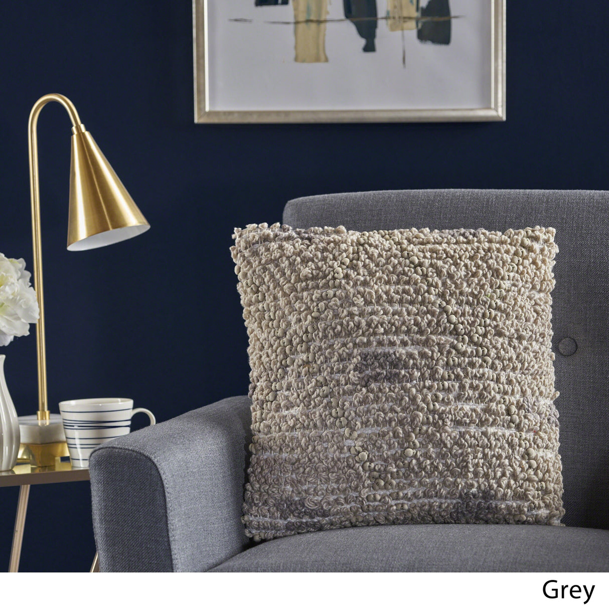 Leda Square Print Pillow (Set of 2) by Christopher Knight Home