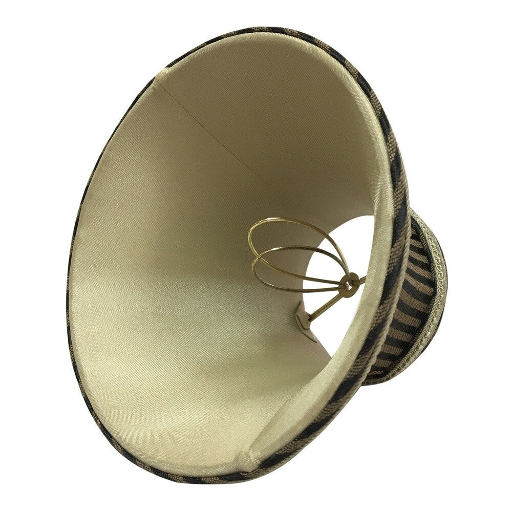 Royal Designs 6" Decoratie Trim Chandelier Lamp Shades Set of 6 Antique Gold & Black