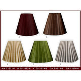 Royal Designs Antique Gold Organza Empire Chandelier Lamp Shade, 3" x 6" x 4.5", Clip On-Set of 6