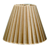 Royal Designs Antique Gold Organza Empire Chandelier Lamp Shade, 3" x 6" x 4.5", Clip On-Set of 6