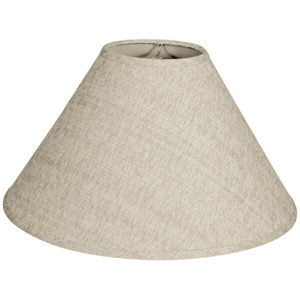 Royal Designs Conical Empire Hardback Lamp Shade, Linen Cream, 4.5 x 12 x 7.5