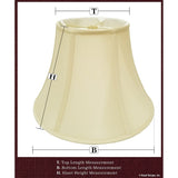 Royal Designs Deep Empire Eggshell Lamp Shade, 5 x 10 x 8