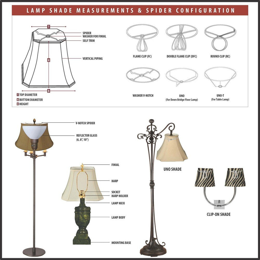 Royal Designs Eggshell Side Pleat Chandelier Shade, 4.5" x 5" x 4.25", Clip On-Set of 6