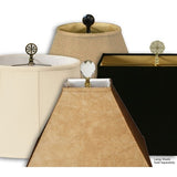 Royal Designs Fancy Square Bell Antique Gold Lamp Shade, 8 x 18 x 13.75