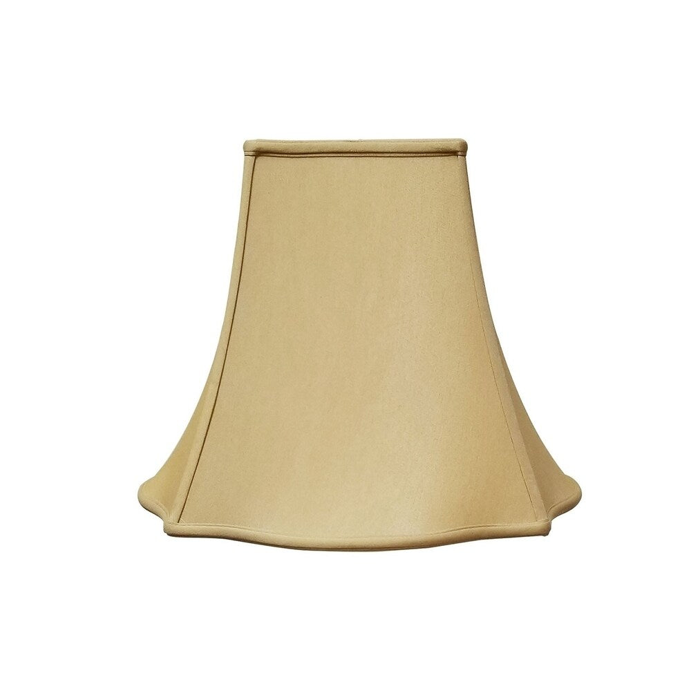 Royal Designs Fancy Square Bell Antique Gold Lamp Shade, 8 x 18 x 13.75