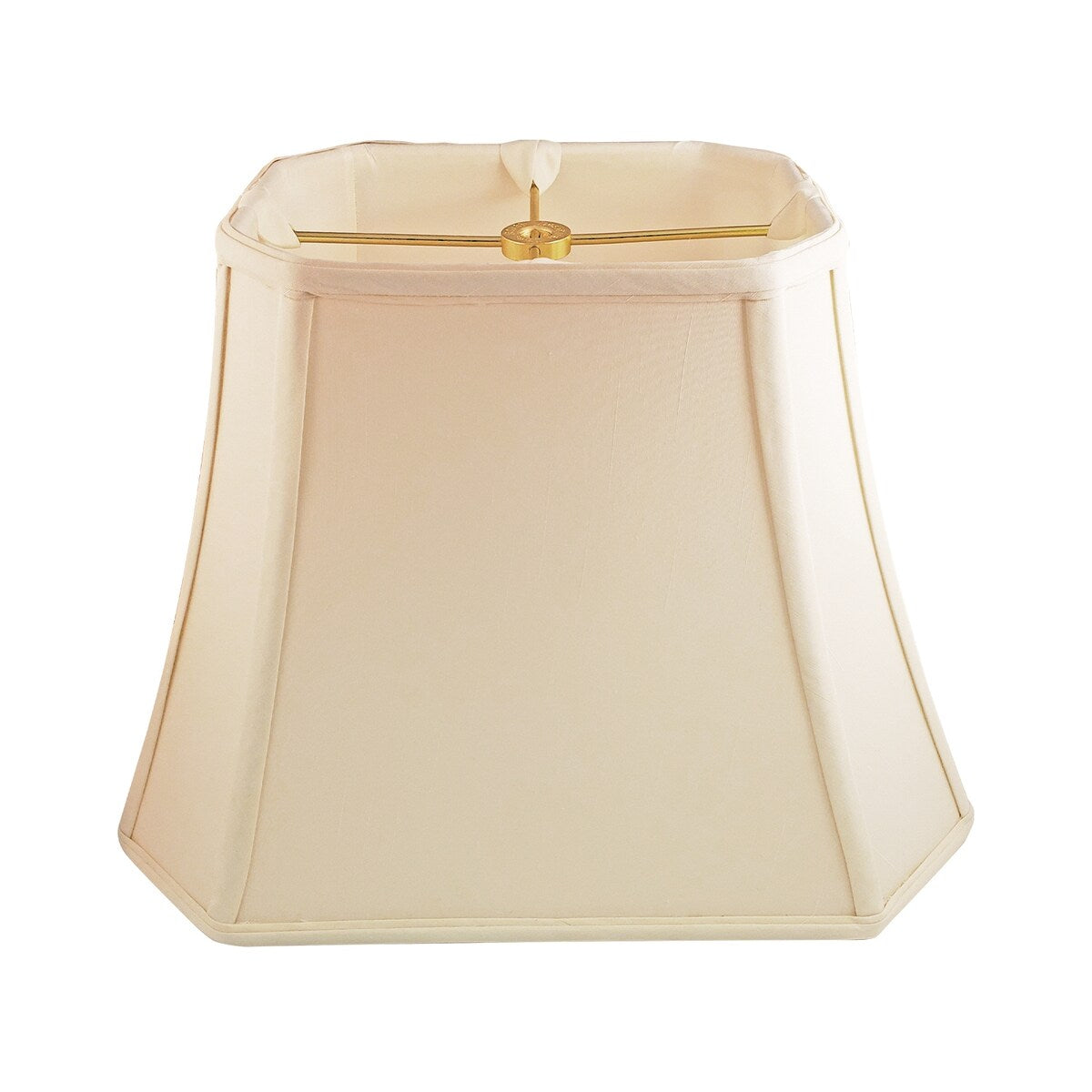 Royal Designs Rectangle Cut Corner Lamp Shade Eggshell 7x9 x 10.25x16 x12.25 Set of 2