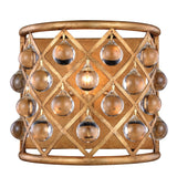 Royce Edge 1 light Golden Iron Wall Sconce