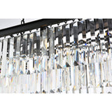 Royce Edge 12-Light Matte Black-Chandelier
