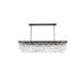 Royce Edge 12-Light Matte Black-Chandelier