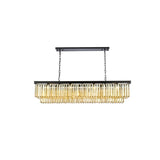 Royce Edge 12-Light Matte Black-Chandelier