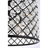 Royce Edge 8-Light Matte Black Chandelier