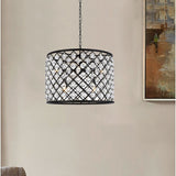 Royce Edge 8-Light Matte Black Chandelier