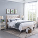 Roz Traditional Fully-Upholstered Bedframe by Christopher Knight Home