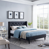 Roz Traditional Fully-Upholstered Bedframe by Christopher Knight Home