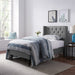 Roz Traditional Fully-Upholstered Bedframe by Christopher Knight Home
