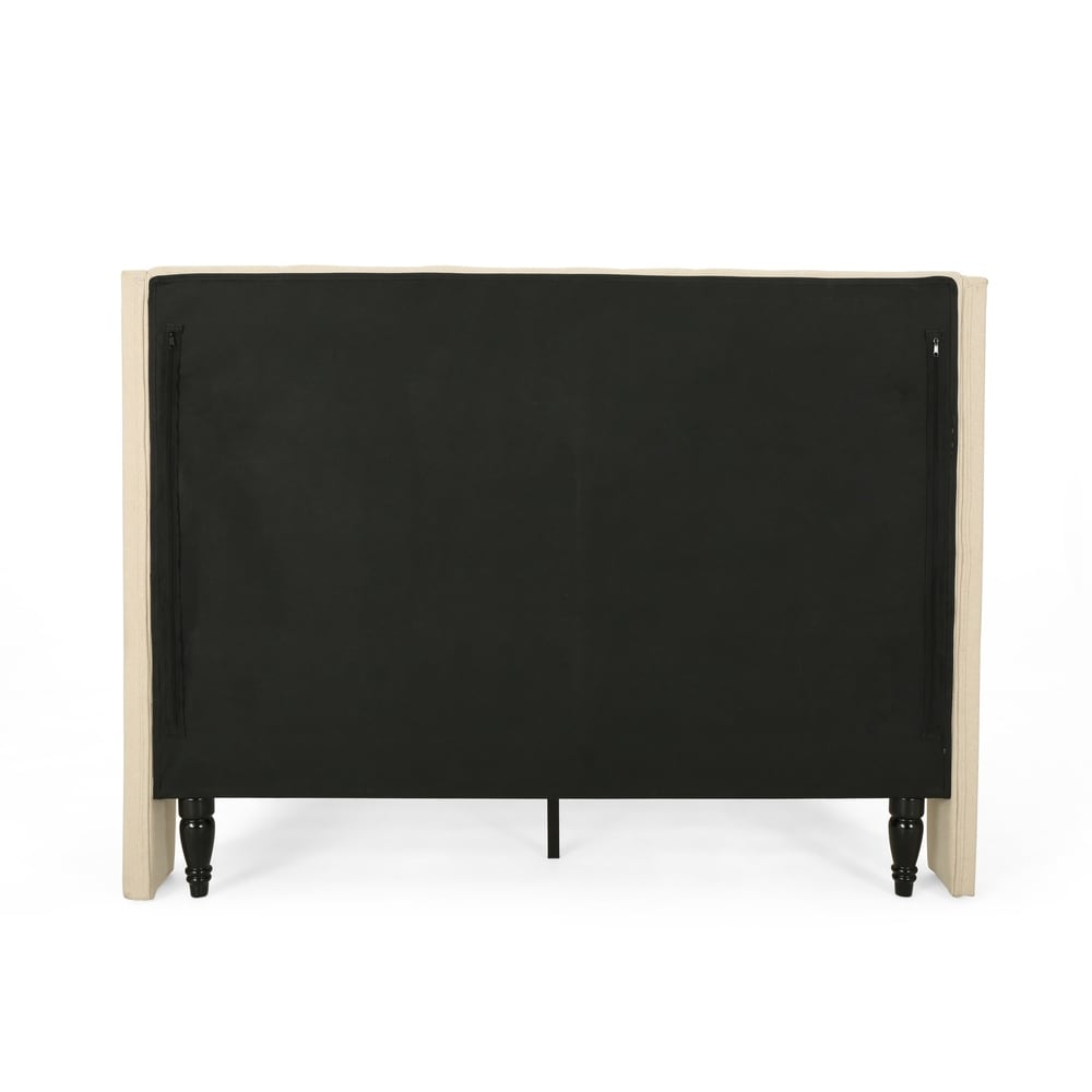 Roz Traditional Fully-Upholstered Bedframe by Christopher Knight Home