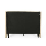 Roz Traditional Fully-Upholstered Bedframe by Christopher Knight Home