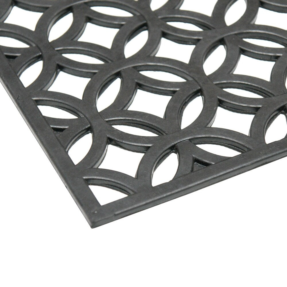 Rubber-Cal 6-Piece Azteca Indoor Outdoor Stair Treads Rubber Step Mats, 9.75 by 29.75-Inch - 9.75in x 29.75in